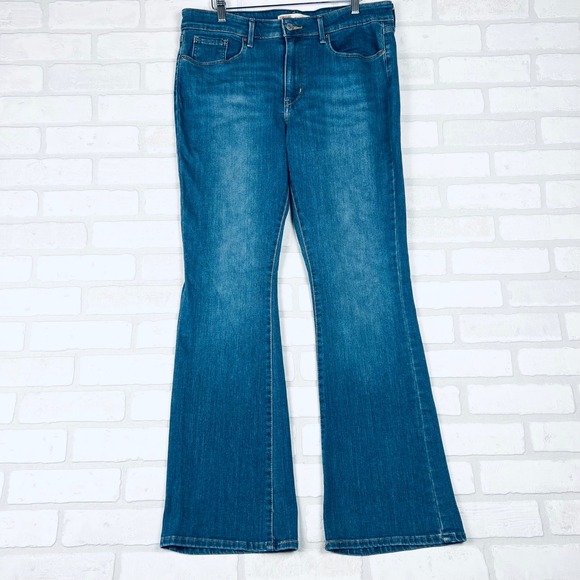 Signature Levi Strauss Womens Mid Rise‎ Bootcut Jeans Blue Denim Size 12M - Picture 15 of 15